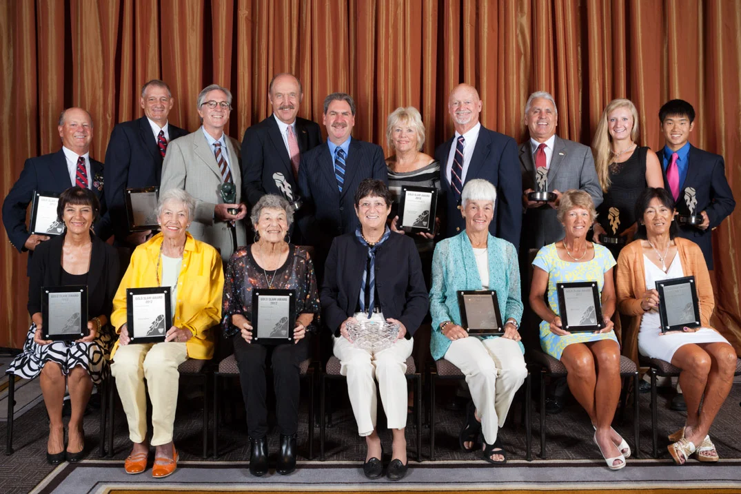 Awards presentation on stage • USTA, Marriott International • NYC gala photographer