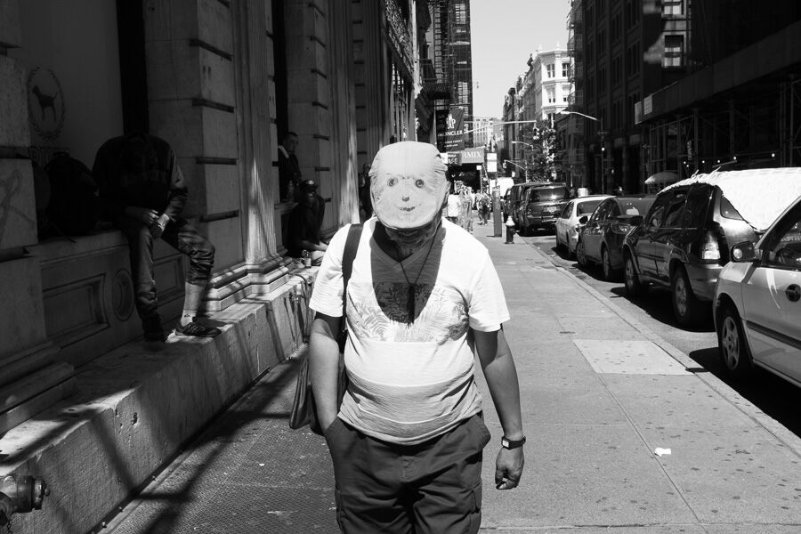 Smiley Face, SoHo, 2015.