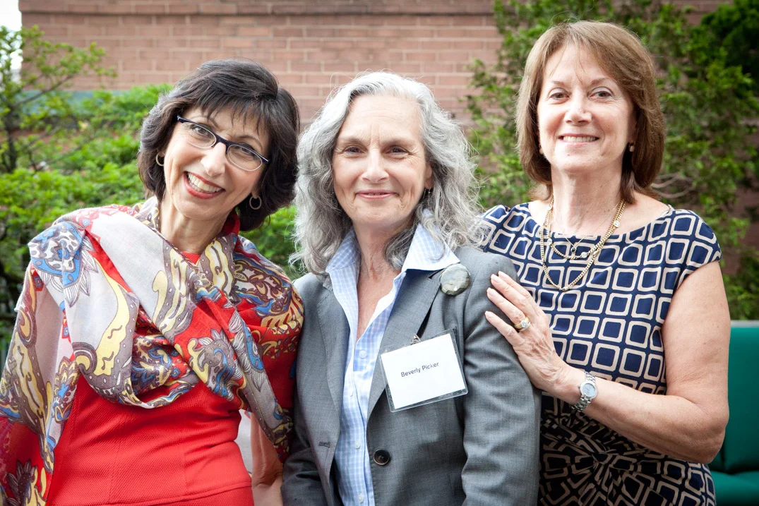 Group photo at reception, NYC • conference event photographer NYC