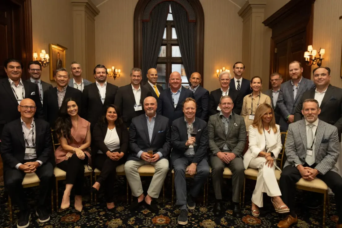 Group photograph at event - midtown NYC business portraits